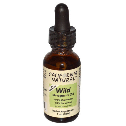 California Natural Wild Oregano Oil, Herbal Supplement - 1 Oz